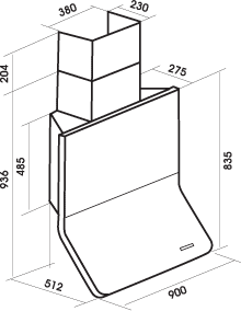 Вытяжка MBS Emilia 190 в Москве и Московской области от магазина Ammina