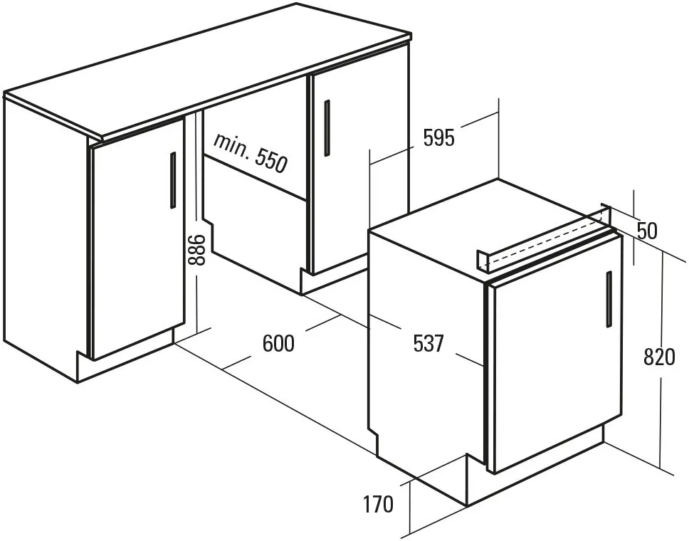 Встраиваемая стиральная машина Cata LI 08012 в Москве и Московской области от магазина Ammina