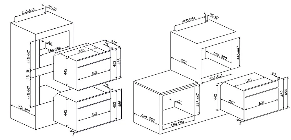 Встраиваемая пароварка Smeg SF4800V в Москве и Московской области от магазина Ammina