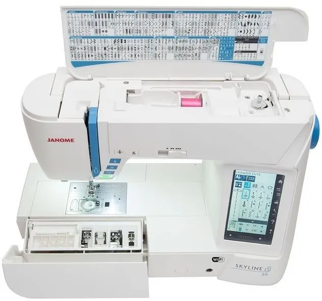 Швейная машина, оверлок Janome SkyLine S9 в Москве и Московской области от магазина Ammina