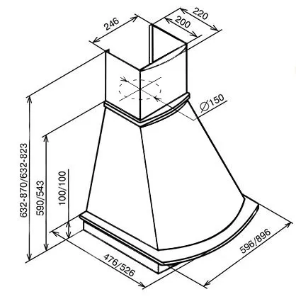 Вытяжка Kuppersberg TAIS 60 WM в Москве и Московской области от магазина Ammina