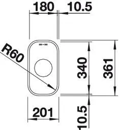 Кухонная мойка Blanco Supra 180U в Москве и Московской области от магазина Ammina