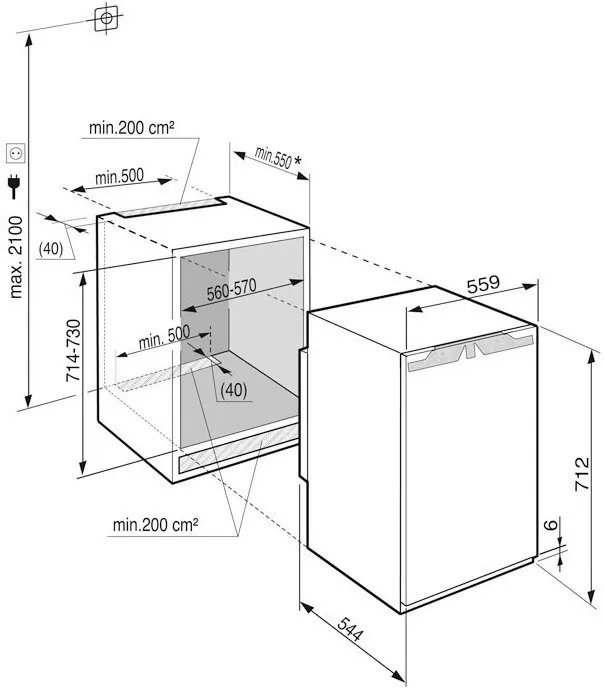 Встраиваемая морозильная камера Liebherr IG 1024 в Москве и Московской области от магазина Ammina