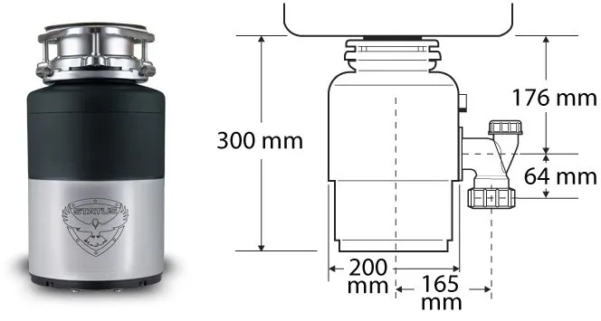 Измельчитель отходов STATUS Premium 100 в Москве и Московской области от магазина Ammina